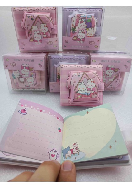 Sanrio Cinnamoroll Lüx Yumuşak Kılıflı Kapaklı Mini Renklı Sayfalı Notebook Ajanda Not Defter 1ADET