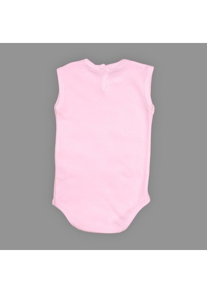 Baskılı Pizza Yiyen Kedi Bebek Çıtçıtlı Body - MNK0662-AÇIK Pembe-6 Ay fiyatları