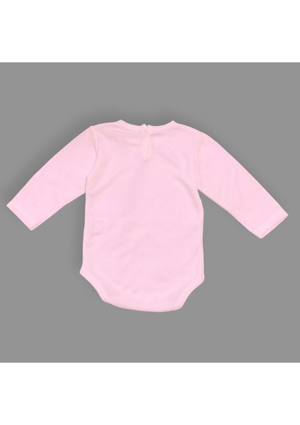 Baskılı Pizza Yiyen Kedi Bebek Çıtçıtlı Body - MNK0662-PEMBE-1 Yaş fiyatları