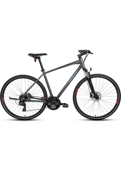 Sportive 223 Şehir Bisikleti 28 Jant Full Shimano 21 Vites Hidrolik Disk Fren Antrasit