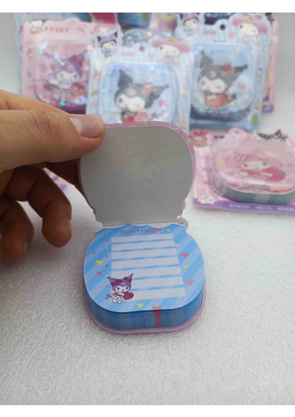 Sanrio Kuromi Içi Sulu Kılıflı Mini Notebook Not Defteri Ajanda Sevimli Hediyelik Defterler 1ADET