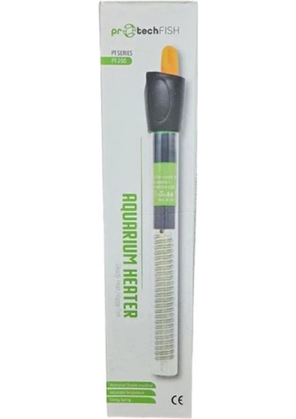 Protechfish Akvaryum Isıtıcısı - PT200 Serisi (200WATT) // (100 L - 200 L) // Termometre Hediyeli