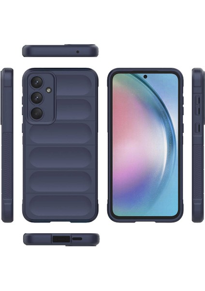 Samsung Galaxy A55 Kılıf Esnek Tpu Oyuklu Arka Yüzey Tasarımlı Etnik Silikon Kapak fırsatları