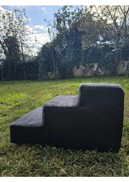 Kedi Ve Köpek Merdiveni Evcil Hayvan Merdiveni Yumuşak Basamaklı Fermuarlı 30cm X 45cm X 35cm