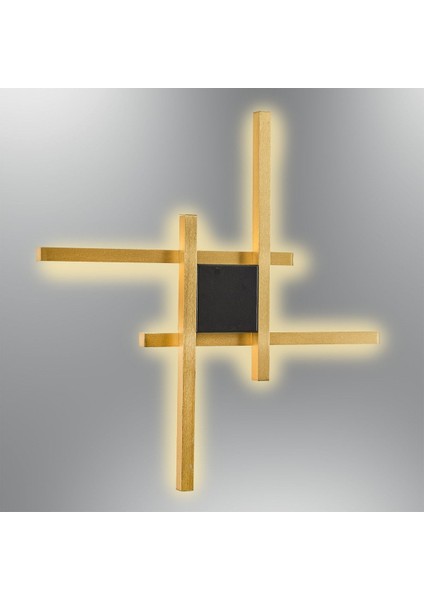 E27 3151-APL-03 Merit Aplik Sarı Metal Modern Sarı 1