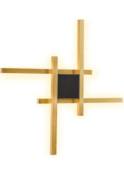 E27 3151-APL-03 Merit Aplik Sarı Metal Modern Sarı 1