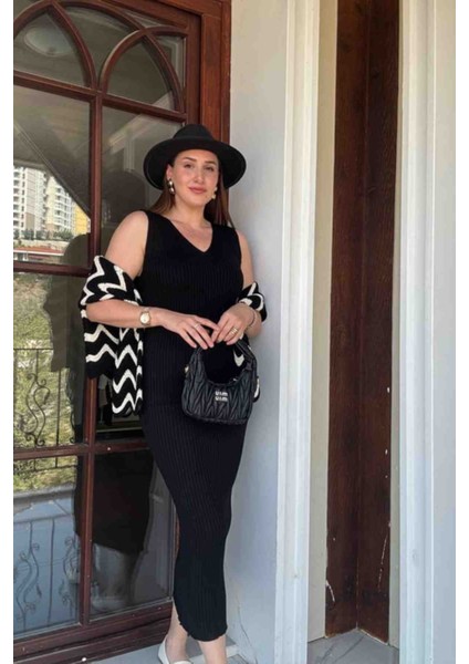 Desenli Bluz Elbise Kombinli Triko Günlük Ikili Takım fırsatları