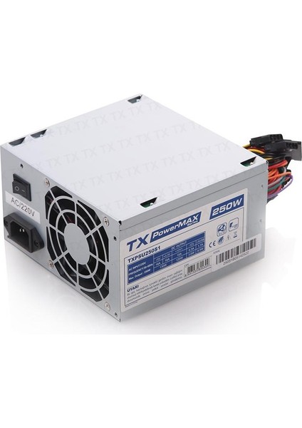 Tx Powermax TXPSU250S1 250W 2xsata, 2xıde Güç Kaynağı