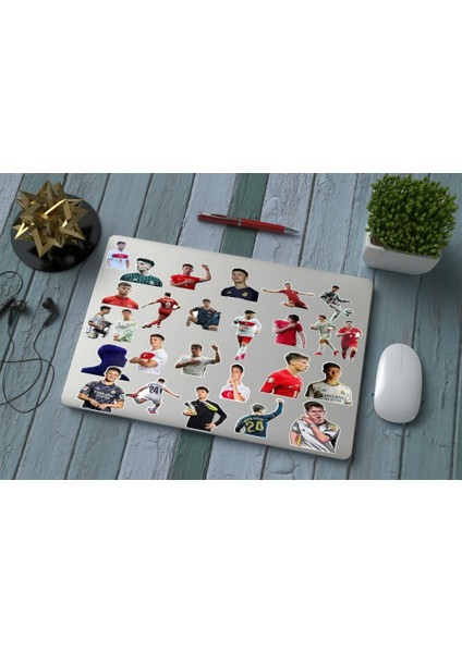 Major Selection Arda Güler Paketi / Futboll / Bullet Journal Defter Çıkartma Ajanda Laptop Etiket