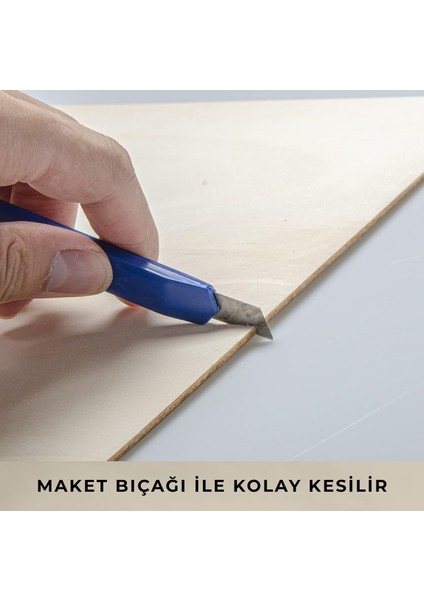 Balsa Levha 20X20CM - 1.5mm - 5'li