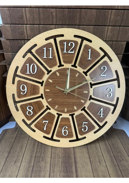 Ahşap Dekoratif Duvar Saati modelleri