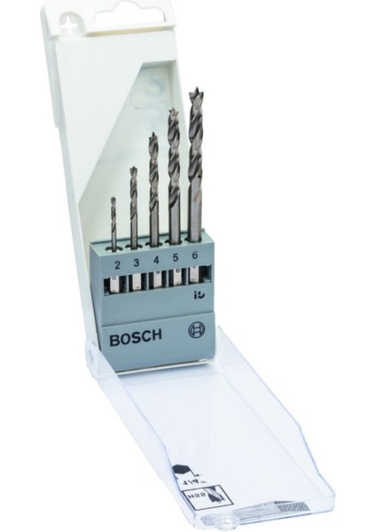 Ahşap Matkap Ucu Set 2-6 mm 1/4 Hex Şaft