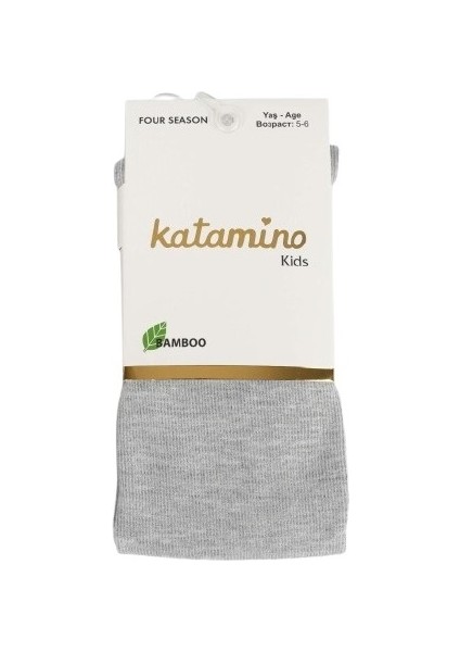 Mirabel Kız Bambu Külotlu Çorap K30207 Gri