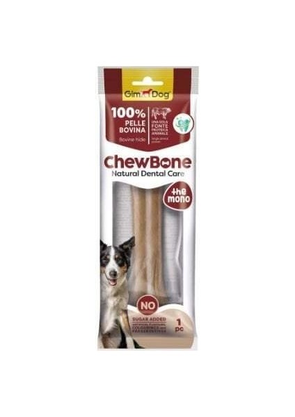 Chew Bone Diş Sağlığı Destekleyici Naturel Press Köpek Çiğneme Kemiği 150 gr 20 cm 1 Adet