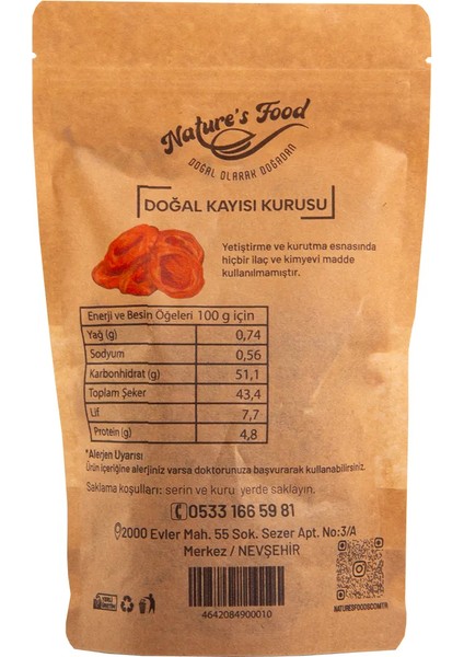 Kayısı Kurusu 250 gr Yeni Hasat Doğal Kayısı Kurusu indirimleri