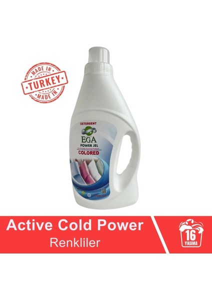 Power Jel Renkli Sıvı Yıkama Deterjanı 1100 ml