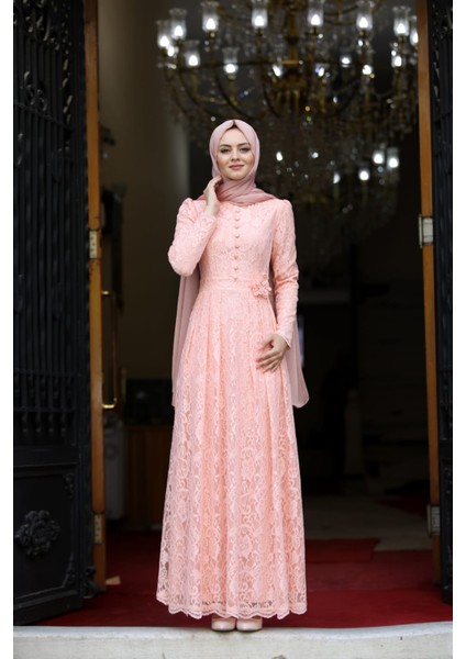 Ahunisa Henna Abiye Pudra 5646 modelleri