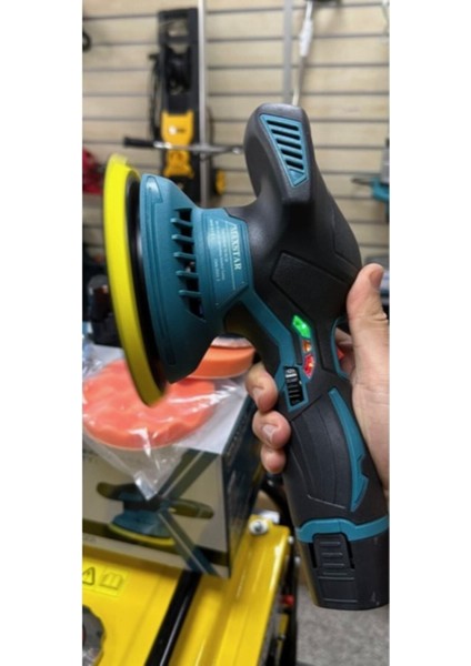 18 V Lion Çift Akülü Pasta Cila Polisaj Makinası