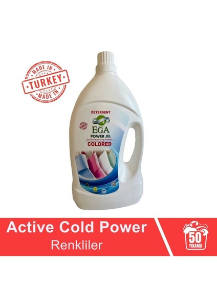 Power Jel Renkli Sıvı Yıkama Deterjanı 3900 ml