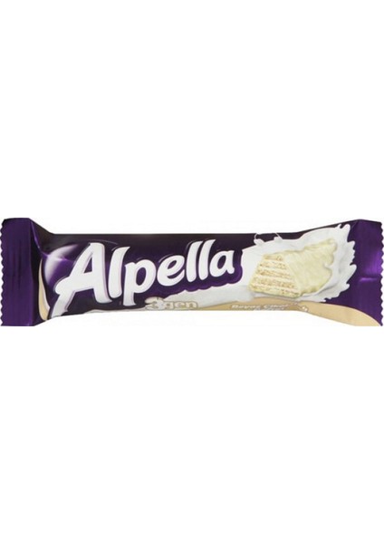 Ülker Alpella 3gen Beyaz Çikolatalı Gofret(28 gr x 24 Adet) Fiyatı