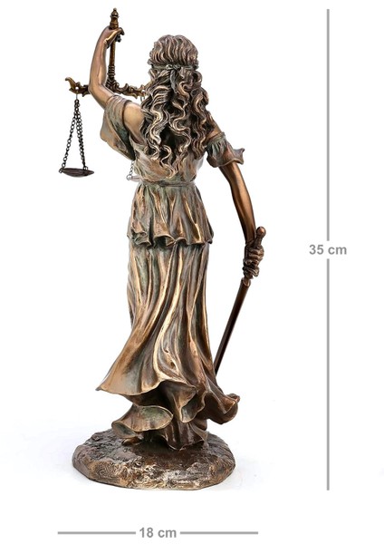 Yunan Mitolojisi Adalet Tanrıçası Themis Biblo 35 cm