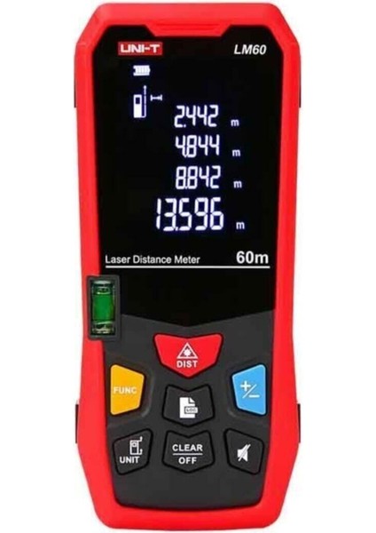 Unı-T LM60 -60 Metre Lazer Metre Su Terazili