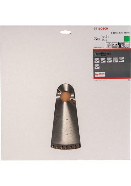Optiline Wood 305*30 mm 72 Diş Daire Testere Bıçağı - 2608641771 fiyatları