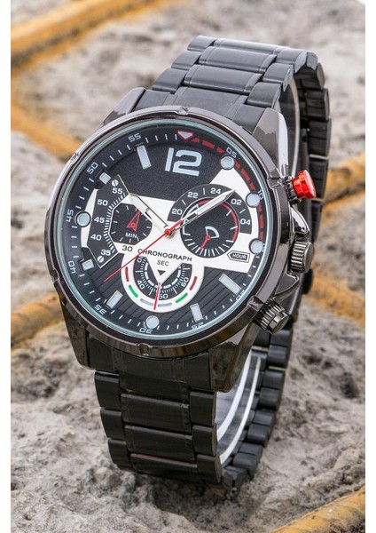 Çelik Kordon Erkek Kol Saati Yeni Sezon Detay Kadran Analog Model ST-304209 modelleri