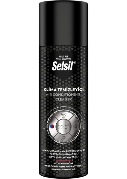 Selsil Klima Temizleyici Sprey 150ML Mikro Organizma - Bakteri - Kötü Koku Temizleyici (4764)