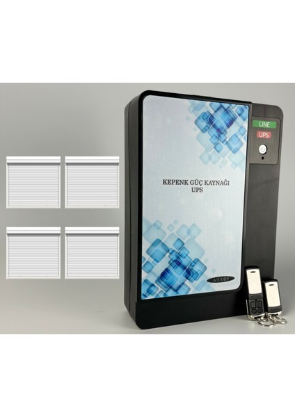 1000WATT 4 Çıkışlı Kepenk Güç Kaynağı 4 Çıkışlı