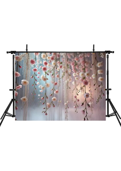 Çiçeklerle Dolu Büyülü Bir Arka Plan - 200X150CM, Stüdyo Fonu fiyatları