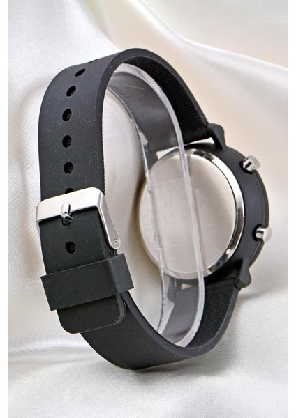 Yeni Sezon Unisex Kol Saati Siyah Renk Silikon Kordon LED Bileklik ST-304122 modelleri