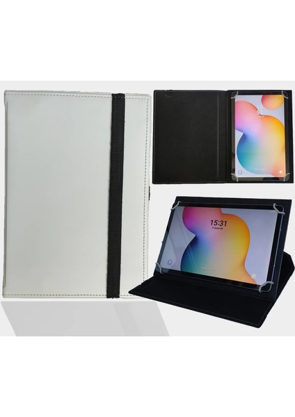 Sprange VASOUN-B10TB 10,1" Tablet Için Uyumlu Standlı Üniversal Kapaklı Tablet Kılıfı