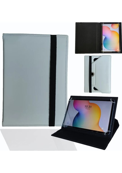 Sprange VASOUN-B10TB 10,1" Tablet Için Uyumlu Standlı Üniversal Kapaklı Tablet Kılıfı