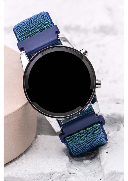 Yeni Cırtlı Yapışır Lacivert Kordon Dijital LED Unisex Kadın Erkek Kol Saat ST-304060 fiyatları