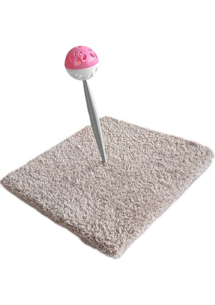 Yaylı Toplu Hacıyatmaz Kedi Aktivite Oyuncağı 16 x 20 cm Bej fırsatları