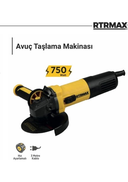 Avuç Taşlama Makinası RTM1080