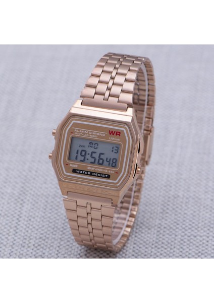 Rose Renk Retro Minimal Çelik Hasır Kordon Unisex Kadın Kol Saati ST-303939 modelleri