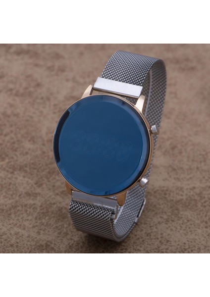 Kadın Şık Dijital LED Watch Mıknatıs Kordon Ayna Kadran Kol Saati ST-303940 fiyatları