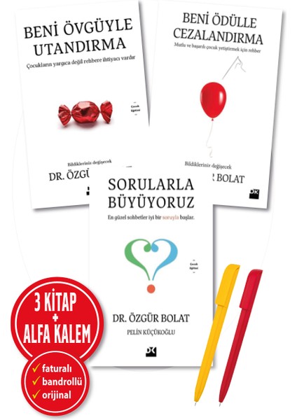 Sorularla Büyüyoruz / Beni Övgüyle Utandırma / Beni Ödülle Cezalandırma + Alfa Kalem - Özgür Bolat