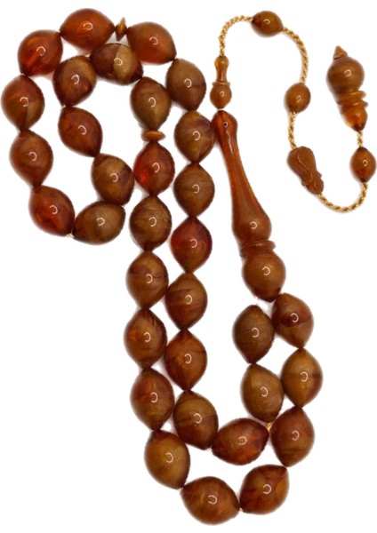 Turuncu Özel Lüks Model Toz Kehribar Tesbih modelleri