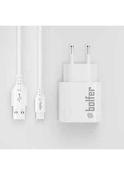 USB Ev Tipi Şarj Aleti Type-C Qc 3.4 A 18 W