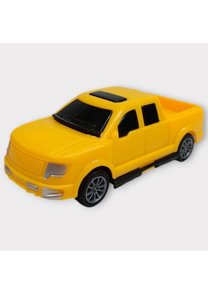 Çek Bırak Arabalar 10 cm - Sarı Pick-Up