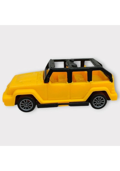 Çek Bırak Arabalar 10 cm - Sarı Jeep