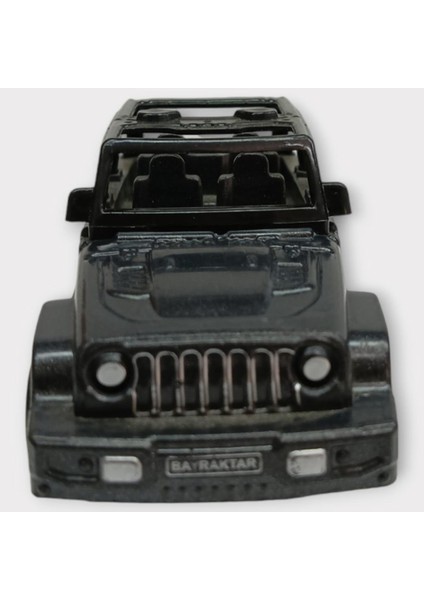 Çek Bırak Arabalar 10 cm - Siyah Jeep