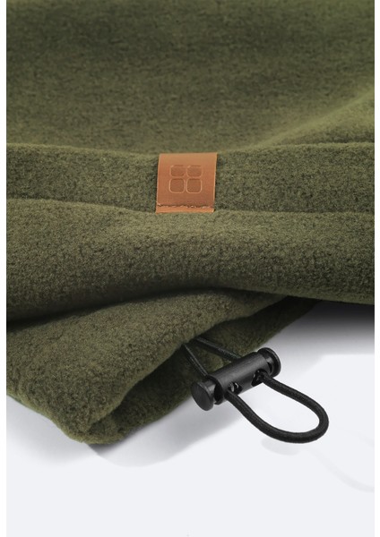 Erkek Haki Polar Basic Boyunluk Bere ve Eldiven Seti B009250