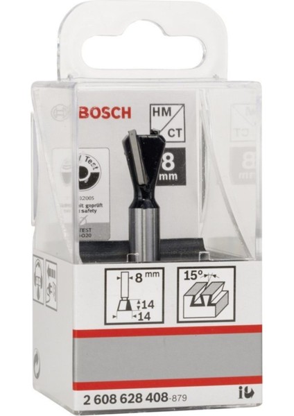 - Standard Seri Ahşap Için Çift Oluklu, Sert Metal Kırlangıç Kuyruğu Freze Ucu 8*14*55MM fiyatları
