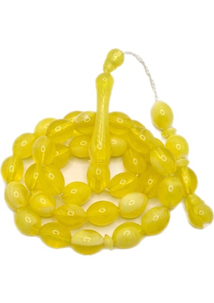 Limon Sarısı Beyzi Toz Kehribar Tesbih fiyatları