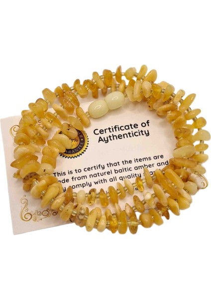 Kırık Taşlı Model Yetişkin Damla Kehribar Kolye fırsatları