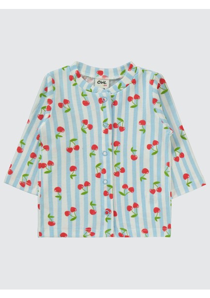 Kız Bebek Pijama Takımı 1-6 Ay Mavi modelleri